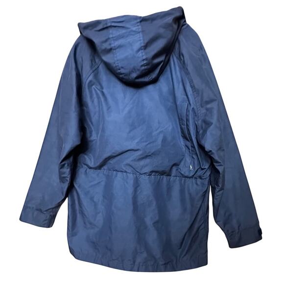 Woolrich Vtg Blue Barn Coat Red Wool Plaid Lining 1960’s Men Sz L USA Gorpcore - Picture 3 of 16